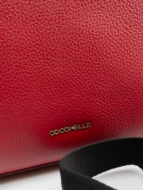 MARINA Einkaufstasche aus Leder Sangria - Damentaschen