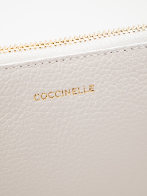 LORINE Lederclutch Wei&szlig; - Damentaschen