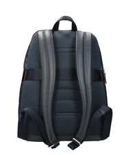 PIQUADRO X1 15,6-Zoll-Laptop-Rucksack aus Leder blau / braun - PC-Rucks&auml;cke - 3