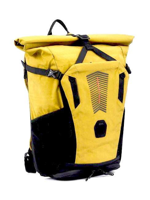 INIA RollTop-Rucksack f&uuml;r 15,6-Zoll-PC Gelb - PC-Rucks&auml;cke