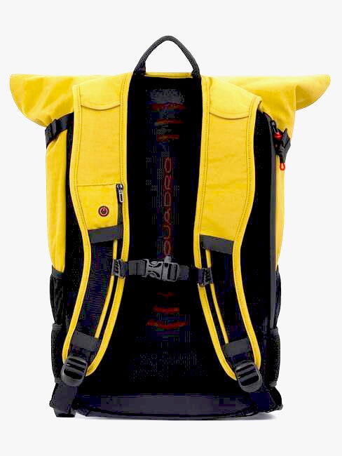 INIA RollTop-Rucksack f&uuml;r 15,6-Zoll-PC Gelb - PC-Rucks&auml;cke