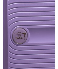 LESAC SLIDE Kabinenset + Medium und Large erweiterbar, extrem widerstandsf&auml;hig violett - Trolleyset - 6