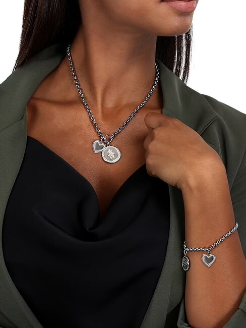 LOVE SPECIAL Armband- und Halsketten-Set STAHL - Armb&auml;nder