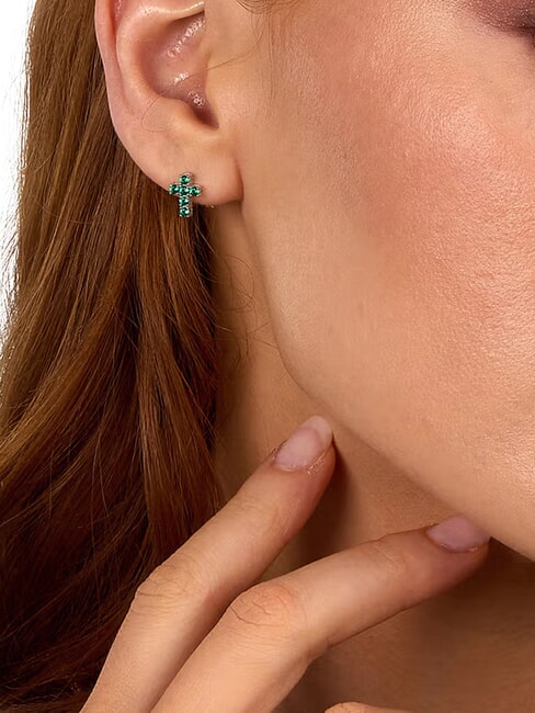 TESORI Ohrringe gr&uuml;n - Ohrringe