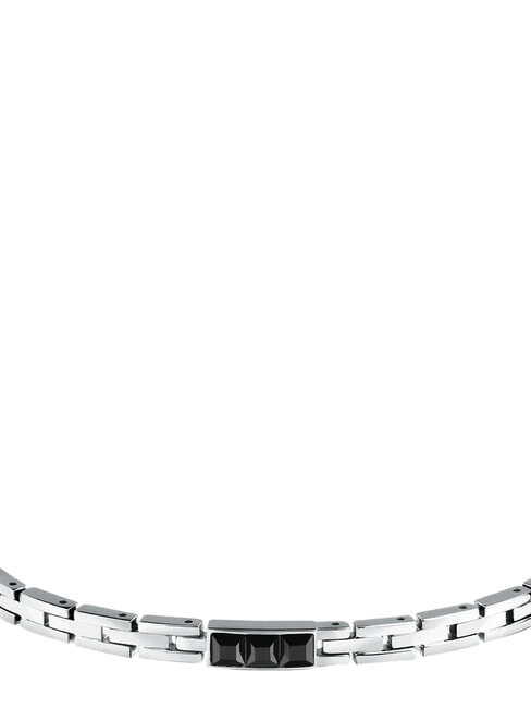 MOTOTOWN Stahlarmband Schwarz - Herrenarmb&auml;nder