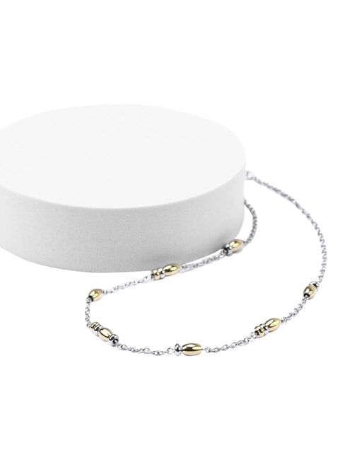 COLORI Halskette Stahl / Gold - Halsketten