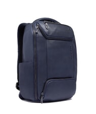 PIQUADRO CRONUS 14-Zoll-Laptop-Rucksack aus Leder Blau - PC-Rucks&auml;cke - 2