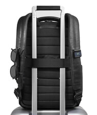 PIQUADRO CRONUS 14-Zoll-Laptop-Rucksack aus Leder Schwarz - PC-Rucks&auml;cke - 2