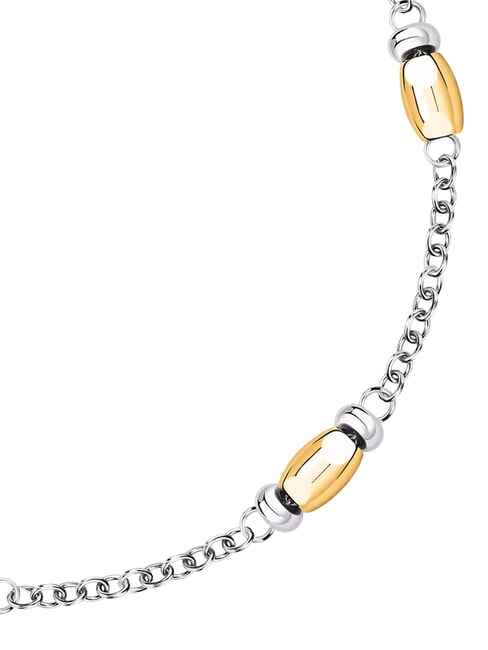 COLORI Armband Stahl / Gold - Armb&auml;nder