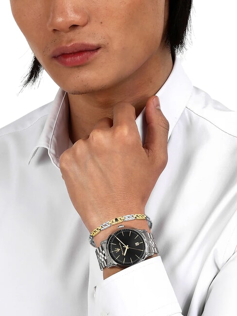 EPOCA Uhren- und Armbandset Schwarz - Uhren