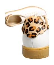 SERAFINI J CONNORS Turnschuhe Wei&szlig;er Leopard-Honigseezunge - Damenschuhe - 6