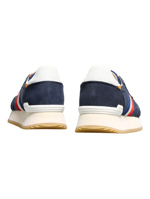 TORINO Turnschuhe blau orange wei&szlig; - Herrenschuhe