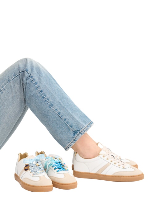 COURT Turnschuhe wei&szlig;e Milch Gold - Damenschuhe