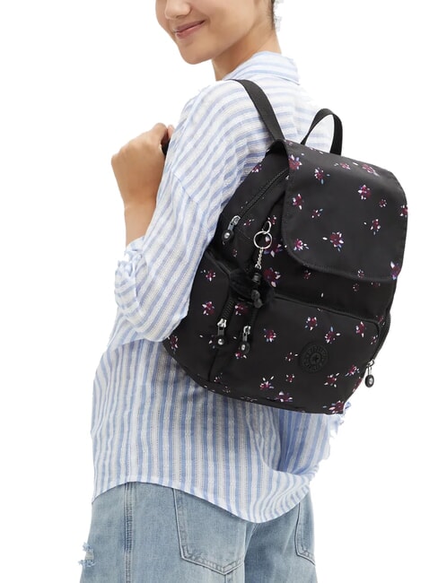 CITY ZIP S Rucksack mit mehreren F&auml;chern Nachtblume - Damentaschen