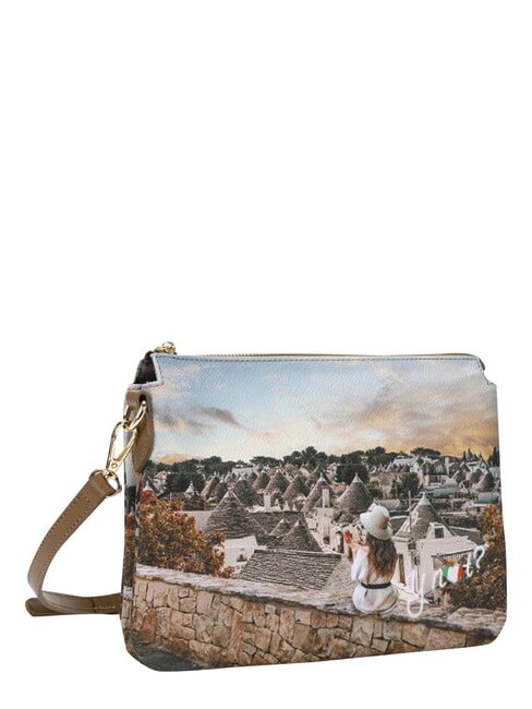 YESBAG Schultertasche, zwei F&auml;cher romantische Trulli - Damentaschen