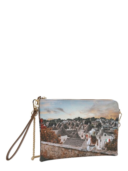 YESBAG Flache Clutch mit Manschette romantische Trulli - Damentaschen