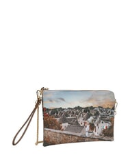 YNOT YESBAG Flache Clutch mit Manschette romantische Trulli - Damentaschen - 3