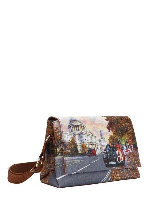 YESBAG Schultertasche mit Klappe London-Tourist - Damentaschen