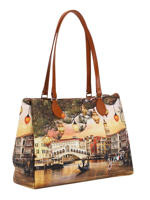 YESBAG M Schultertasche Weihnachten in Venedig - Damentaschen