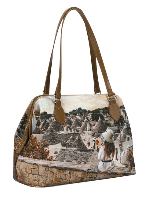 YESBAG M Schultertasche romantische Trulli - Damentaschen