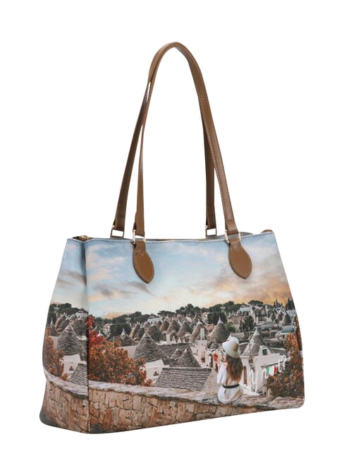 YESBAG M Schultertasche romantische Trulli - Damentaschen