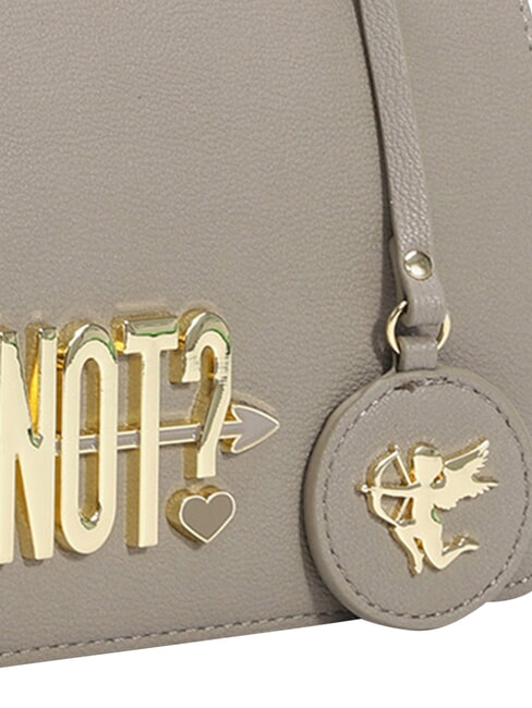 LOVERS Schultertasche mit Klappe Taupe - Damentaschen