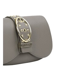 YNOT ROCKER Schultertasche mit Schnalle und Nieten Taupe - Damentaschen - 3