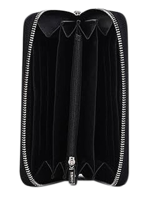 CINDY Gro&szlig;e Geldb&ouml;rse mit Rei&szlig;verschluss SCHWARZ - Brieftaschen Damen