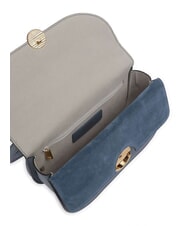 FURLA CAMPIONARIO - SFERA  Kleine Schultertasche aus Leder Denim - Damentaschen - 3