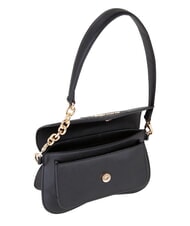 MARIO VALENTINO UNIKA Kleine Schultertasche mit Klappe Schwarz - Damentaschen - 4