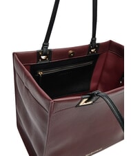 MARIO VALENTINO POST RE Einkaufstasche mit Clutch Wein/Schwarz - Damentaschen - 5