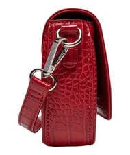 MARIO VALENTINO MIRAMAR Kleine Schultertasche mit Klappe Rot - Damentaschen - 3