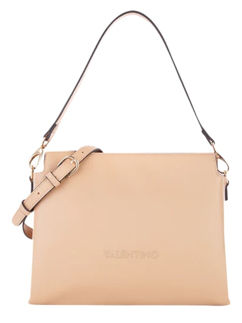 MANHATTAN RE Schultertasche mit Schultergurt Beige - Damentaschen