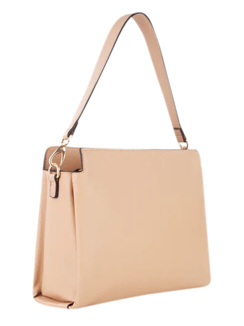 MANHATTAN RE Schultertasche mit Schultergurt Beige - Damentaschen