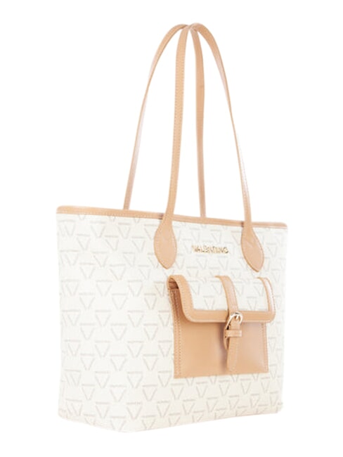 LIUTO Einkaufstasche mit Tasche Ecru/Multi - Damentaschen