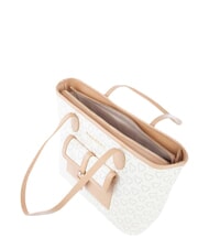 MARIO VALENTINO LIUTO Einkaufstasche mit Tasche Ecru/Multi - Damentaschen - 4