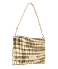 MARIO VALENTINO NABILAH Clutch mit Strasssteinen und Schultergurt Gold - Damentaschen - 4