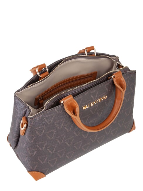 LADY RE Handtasche mit Schulterriemen dunkelbraun/leder - Damentaschen