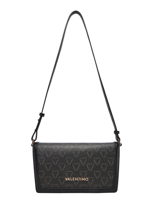 LADY RE Schultertasche, doppelt tragbar schwarz/mehrfarbig - Damentaschen