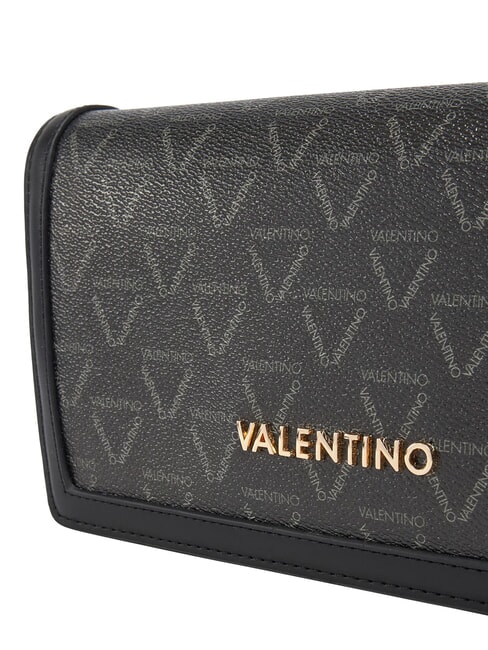 LADY RE Schultertasche, doppelt tragbar schwarz/mehrfarbig - Damentaschen