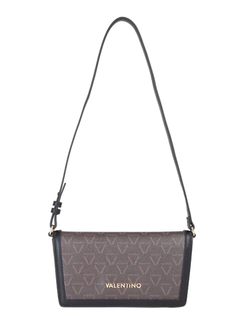 LADY RE Schultertasche, doppelt tragbar dunkel/schwarz - Damentaschen