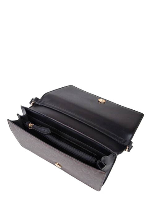 LADY RE Schultertasche, doppelt tragbar dunkel/schwarz - Damentaschen