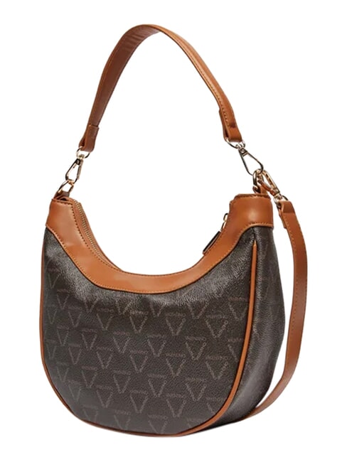 LADY RE Schultertasche mit Schultergurt dunkelbraun/leder - Damentaschen