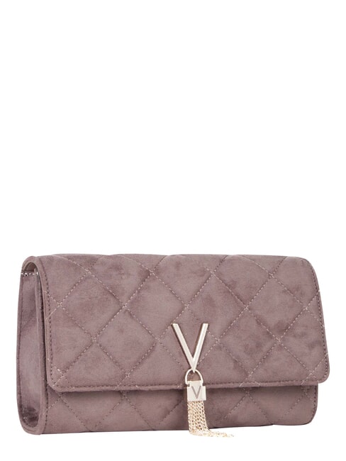 CHARLOTTE Clutch mit Kettenschulterriemen taupe - Damentaschen