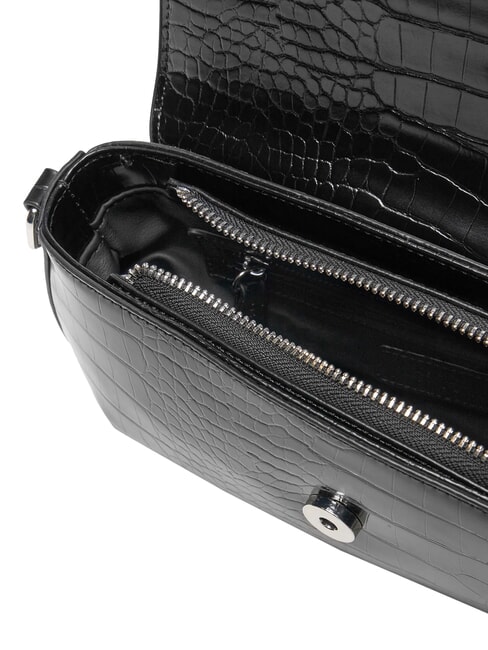 CONSCIOUS RE Schultertasche mit Klappe Schwarz - Damentaschen