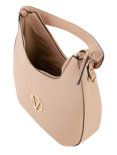 KATONG Schultertasche mit Schultergurt Beige - Damentaschen