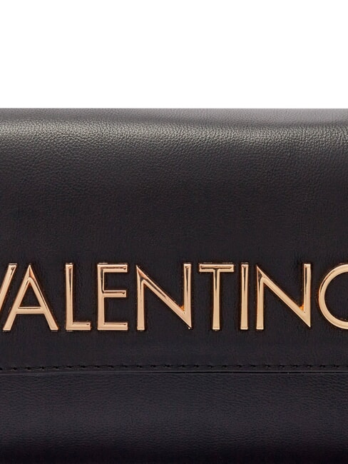 CAPRICE Kleine Schultertasche mit Klappe Schwarz - Damentaschen