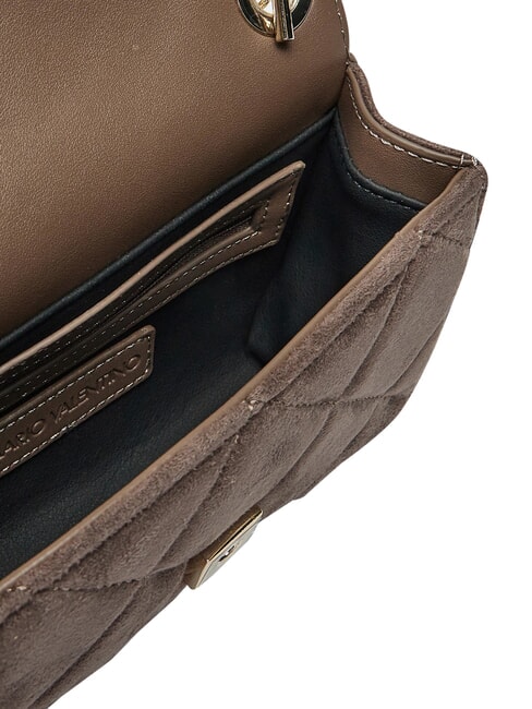 CHARLOTTE Kleine Schultertasche mit Klappe taupe - Damentaschen