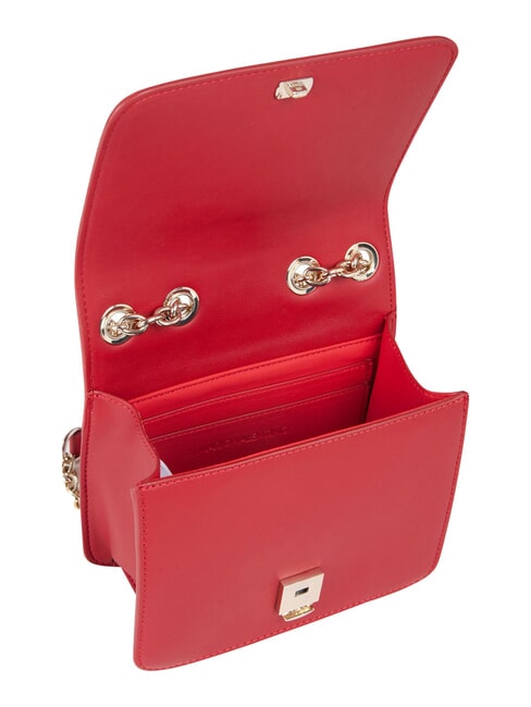 BRASS Kleine Schultertasche mit Klappe dunkelrot - Damentaschen