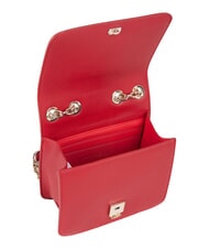 MARIO VALENTINO BRASS Kleine Schultertasche mit Klappe dunkelrot - Damentaschen - 4